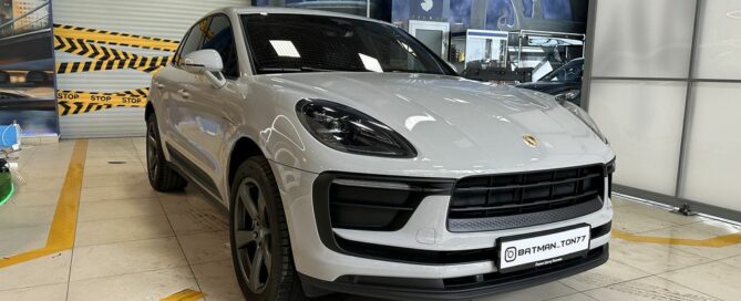 Porsche Macan - тонировка, оклейка зон риска